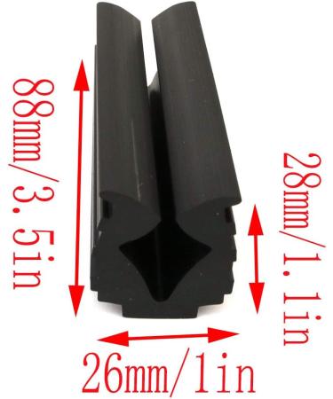 LQ Industrial Golf Shaft Clamp 2PCS Black Rubber Vise Clamps for Club Regripping & Repair - Buy Online on GoSupps.com
