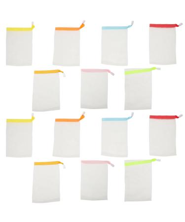 VINTORKY 20pcs Foaming Net Foaming Net Soap Bag Scrubber Soap Pouches Soap Net Bag Shower Foaming Bag Nylon