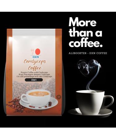 Coffee Premium base de champignon Cordyceps - Caf Original - 20 sachets x 21 grammes - Buy Online on GoSupps.com