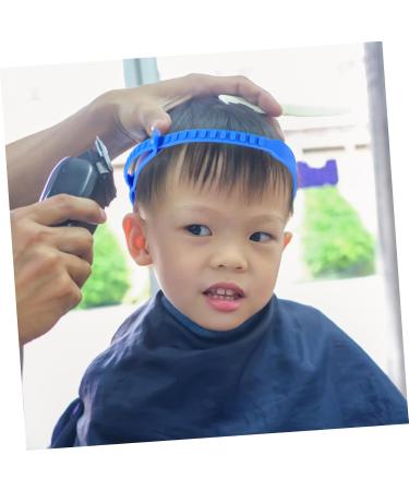 IWOWHERO DIY Adjustable Silicon Head Band Silicone Molds Silicone Strap for Shaping Silicone Fade Guide Silicone Haircut Band Hair Fade Guide Haircut Tool Headband Child Modeling 68x4.4cm Blue - Buy Online on GoSupps.com