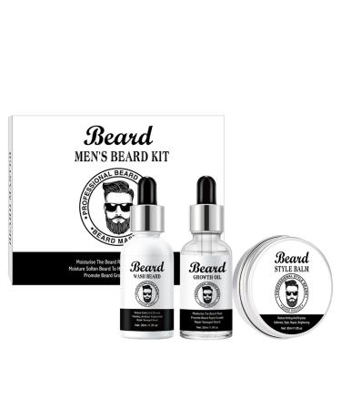 Beard Grooming Kit For Men Beard Gift Set With Beard Shampoo Beard Growth Oil Balm Stocking Fillers For Men Beard Growth Care Kit For Men Christmas Gifts For Him/Dad/Husband/Boyfriend Beard Kits - Buy Online on GoSupps.com