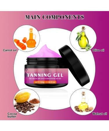 Tan Accelerator Cream - Intensive Tanning Luxury Gel - Tan Accelerator for Outdoors Under the Sun or in the Solarium - Buy Online on GoSupps.com