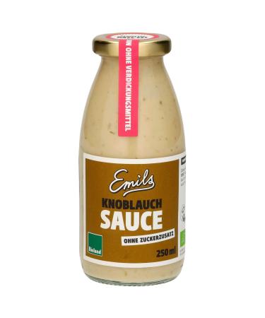Emils Emils Garlic sauce 250 ml vegan organic no additives no added sugar
