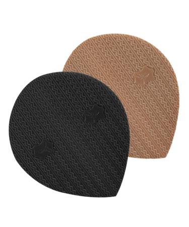 Beaupretty 2pcs Anti-Slip Leather Shoe Soles Nonslip Shoes Pad Shoes Anti-Slip Stickers Shoe Heel Repair Pads Shoes Sole Pad Non Slip Sneaker Pads Polyurethane Leather Shoes Protective Pad Assorted Color 7.50X6.00X0.40CM
