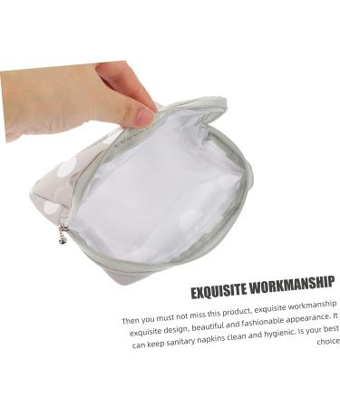 Lurrose Menstrual Pad Storage Bag Set - Travel Makeup & Small Purse Organizer for Women - Zippered Menstrual Pad Pouch - Buy Online on GoSupps.com