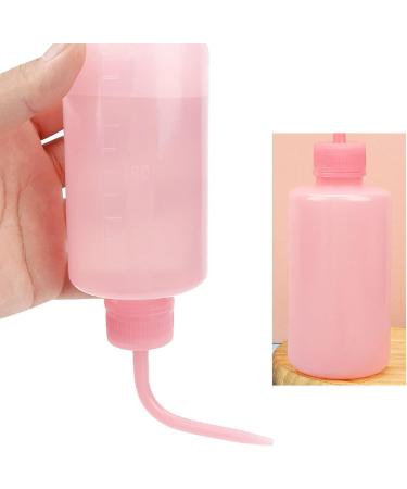 250ml Eyelash Cleaning Bottle Clear Scale Curved Nozzle Design Lightweight Leak-Proof Squeeze Bottle for Eyelash Extensions - Buy Online on GoSupps.com