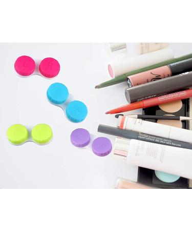 KISEER 12 Pack Colourful Contact Lens Case Holder Storage Kit - Buy Online on GoSupps.com