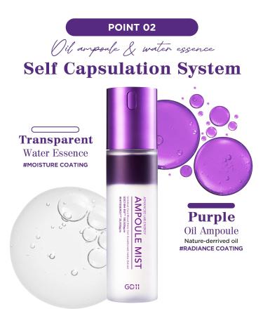 GD11 Advanced Lab Energy Ampoule Mist | Anti-aging Face Serum Spray Mist for Elasticity and Skin Glow | Stem Cell Extract & Peptides | Reduces Pigmentation Evens Skin Tone 3.38 fl.oz. - Buy Online on GoSupps.com