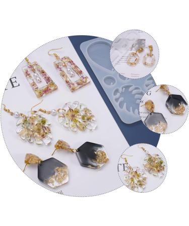 Operitacx 1pc Earring Pendant Jewelry Mold Silicone Molds Handmade Earrings Handcraft Silicone Mold Cake Mold As Shown 13.7X11.6X0.6CM - Buy Online on GoSupps.com