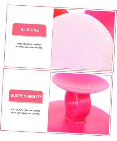 Collbath 5-Piece Heart-Shaped Bathing Brush Set for Kids | Multifunctional Silicone Hairbrush & Facial Cleansing Massager | Ideal for Bathing & Massage - Buy Online on GoSupps.com