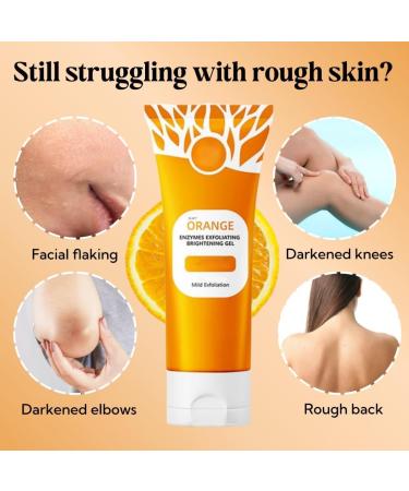  ZLXFT Orange Exfoliating Gel for Face 3pcs Orange Exfoliating Brightening Gel Exfoliating Gels with Orange Enzymes Organic Face - Buy Online on GoSupps.com