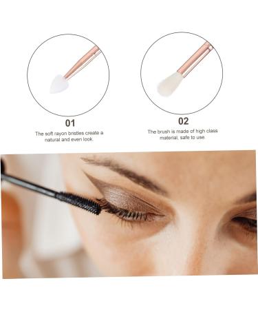 Outanaya 3pcs Eye Shadow Brush Makeup Gadgets Makeup Eyeliner Brush Eyeshadow Wooden Handle - Buy Online on GoSupps.com