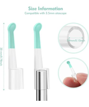 8 Pcs Soft Silicone Ear Scoop Set - Replacement Ear Wax Removal Tool with Camera for Earwax Cleaner - Buy Online on GoSupps.com