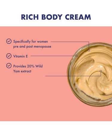 Higher Nature - Mexican Wild Yam Cream -Luxurious Body Cream - Topical Menopause Support - Vegetarian & Vegan 90ml - Buy Online on GoSupps.com
