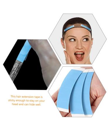FRCOLOR 24 Pcs Lace Hair Tape for Wigs | Invisible Hair Extension & Lace Front Support Best Blue Wig Tape - Buy Online on GoSupps.com