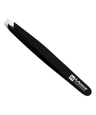 MACS Tweezers Set for Precision Eyebrow and Facial Hair Removal - Stainless Steel (3 PCs Black) - Buy Online on GoSupps.com