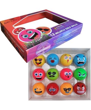 Mojifly Novelty Funny Kids Golf Balls - Multi-Color Gift Set - Buy Online on GoSupps.com