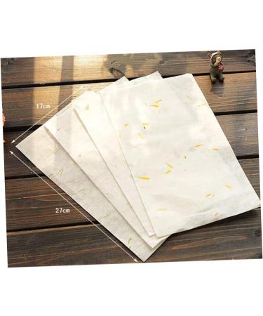 Anneome 40 Sheet Black Ink Brush Ink Writing Paper Rice Xuan Paper Calligraphy Paper Writing Brush Art Paper - Buy Online on GoSupps.com