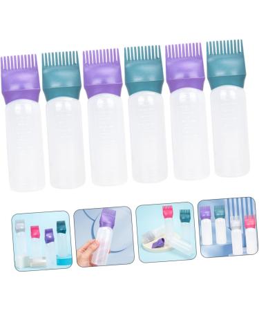 GALPADA 6 pi ces Flacon Applicateur Peigne pour Coloration Cheveux Bouteille Plastique avec chelle Gradu e Pratique pour Appliquer Huile et Lotion Aux R utilisable et Facile  - Buy Online on GoSupps.com