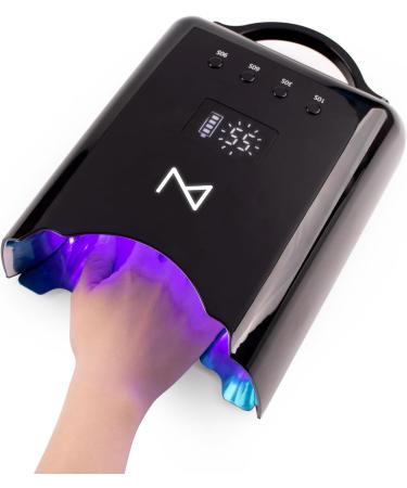 M - NEO 78W Cordless Nail Curing Lamp | Rechargeable 4 Timer Settings Auto Sensor Fits All Hand Sizes | Black - Buy Online on GoSupps.com
