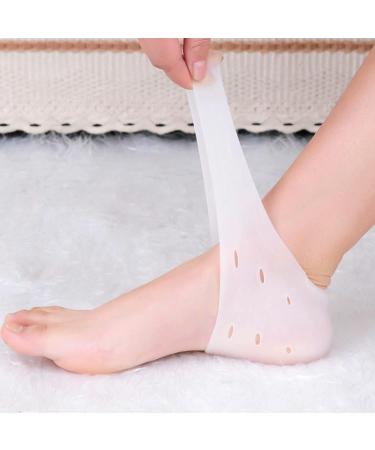Tougod Silicone Heel Protection & Toe Cuffs for Fasciitis Relief - 3 Pairs Gel Cushions for Men & Women - Buy Online on GoSupps.com