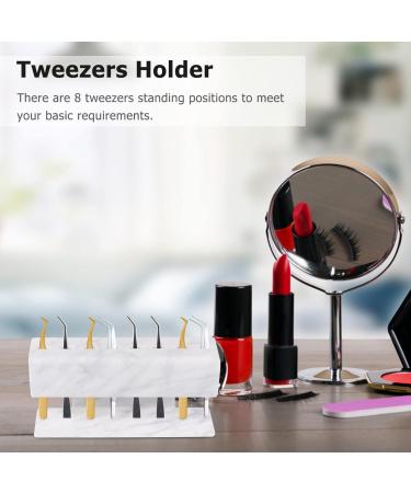 PLAFOPE Eyelash Tweezer Holder Tweezers Storage Stand Tweezers Organizer Tweezers Holder Organizer Acrylic Stand Tweezers Storage Holder Tweezers Displays Stand Makeup Tweezers Holder - Buy Online on GoSupps.com