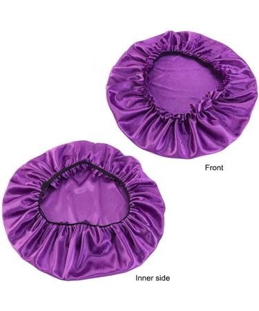 Durag and Bonnet Set - 2pcs Satin Long Tail Doo Rag & Elastic Sleep Cap - Solid Gray Color - One Size - International Shipping Available - Buy Online on GoSupps.com