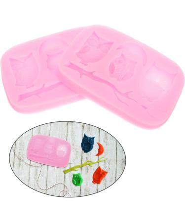 Ciieeo 2pcs Baking Silicone Mold Silicon Molds Clay Mold 3D Owl Shape Molds Fondant Tools Silicone Molds Cake Stencils Candle Molds Silicone Baking Pan Jelly Halloween Silica Gel - Buy Online on GoSupps.com