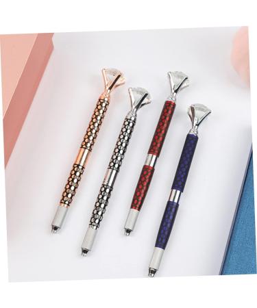 Baluue 3 Embroidery Pen Eyebrow Pen Brow Pencil Makeup Pen Makeup Tool Golden Aluminum Alloy - Buy Online on GoSupps.com