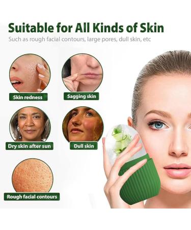 Carriere Silicone Ice Mold Ice-Cube Roller for Face Eyes and Neck Naturally Conditioning and Skin Care De-Puff Eye Bags B - Buy Online on GoSupps.com
