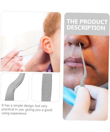 FOMIYES 8 Pcs Stainless Steel Tweezers Ear Cleaning Tools Plant Tools Ceramic Tweezers Cleaning Tools for Ear Cure Ear Tools Earwax Cleaning Tweezers Stainless Steel Ear Tools Silver 16X1.5X1.3CMx2pcs - Buy Online on GoSupps.com