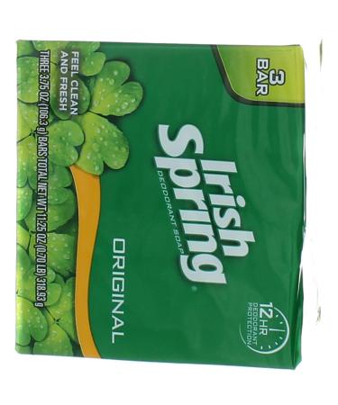 Buy Irish Spring Deodorant Bar Soap - Original 3.75 oz (Pack of 10) | International Shipping Available - Buy Online on GoSupps.com