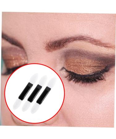 FOYTOKI 100pcs Women Eyeshadow Brush Make up Sponges for Face Eye Shadow Miss White Double Sided Sponge Head M White - Buy Online on GoSupps.com