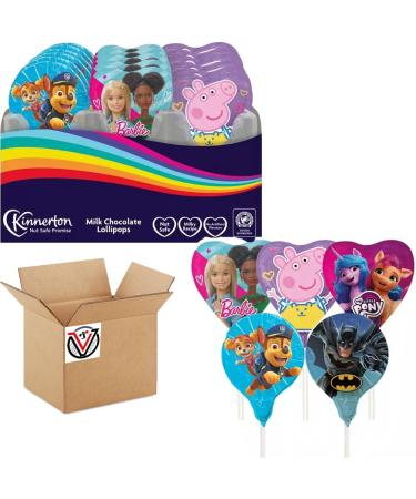Kinnertton Milk Chocolate Lollipops 27 22g - Delicious milk chocolate lollipops | Full Box