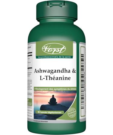 VORST Ashwagandha and L-Theanine Complex 90 Vegan Capsules | Stress Relief Supplement | Powder Pills | 1 Bottle 90 count (Pack of 1) - Buy Online on GoSupps.com