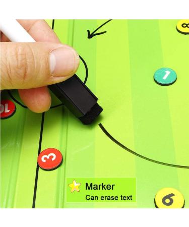 TXENCEX Football Coaching Board Coaches Clipboard Tactical Magnetic Board Kit Portable Strategy Coach Board with Dry Erase  Marker Pen and Zipper Bag - Buy Online on GoSupps.com
