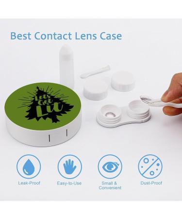 Let s Get LIT Christmas Tree Contact Lens Case - Portable Travel Box with Mirror for On-the-Go Eye Care - Buy Online on GoSupps.com