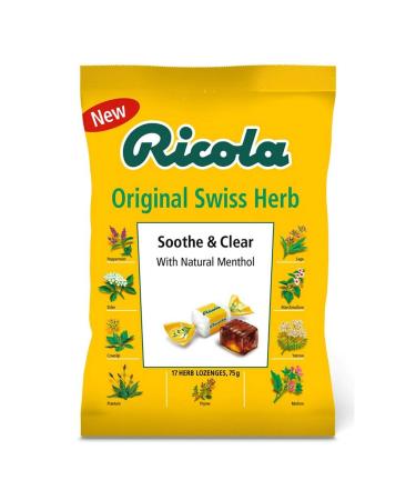 Ricola Soothe& Clear Original Herb 75g Pack van 12