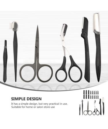 20pcs Women's Face Shaver & Eyebrow Grooming Set - Professional Tweezers Razors & Trimmer for Flawless Skin - International Shipping Available - Buy Online on GoSupps.com