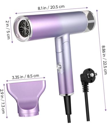 Gogogmee Foldable Hair Dryer Mini Hair Dryer for Travel Folding Hair Dryer Travel Diffuser Hair Dryer Abs - Buy Online on GoSupps.com