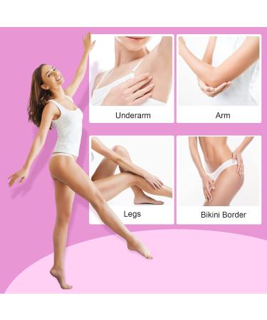 100Pcs White Wax Strips Paper for Bikini, Facial, and Body Waxing - Non Woven Strips for Women, Men, and Girls - Buy Online on GoSupps.com