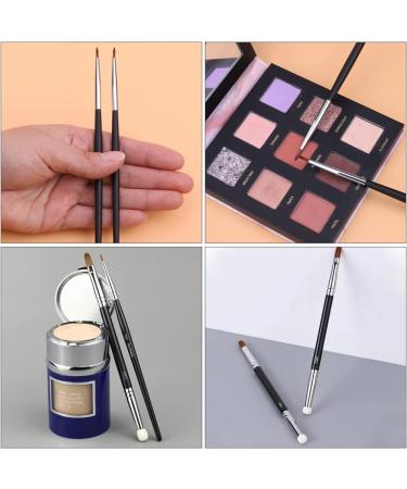 Healeved 1 Set Concealer Brush Small Conceal Brush Dark Circle Concealing Eyeliner Makeup Supplies Practical Cosmetics Face Concealer Double-head Sponge Brush Travel Makeup Portable Makeup - Buy Online on GoSupps.com