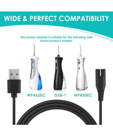 Charger for Clinique Water Flosser replacement Charging Cable Water Flosser Chargers for Waterpik Models Charger Cable USB Power Cord Replacement Compatible with Water Flosser for Waterpik - Buy Online on GoSupps.com