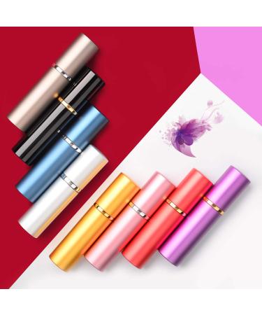 3Pcs 10ML Portable Mini Refillable Perfume Atomizer - Travel Spray Bottles for Purse - Gold - Buy Online on GoSupps.com