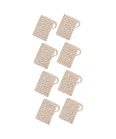 Healeved 8 Pcs Soap Sisal Soap Foaming Net Homemade Soap Face Washing Net Soap Saver