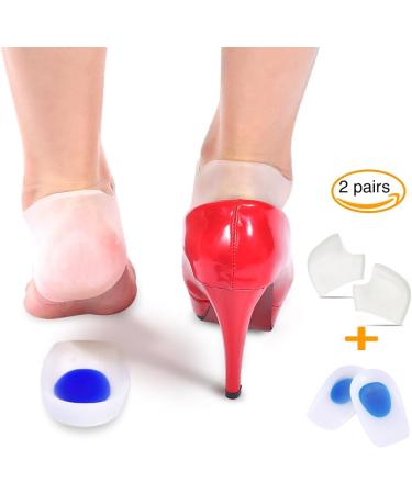 Moisturizing Silicone Heel Insoles & Socks for Plantar Fasciitis | Heel Supports & Protectors for Men & Women - Buy Online on GoSupps.com