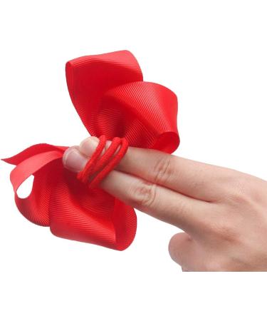 JOYOYO 40 Pcs Hair Bows for Girls | Craft Ribbon Bows | 4.5 Inch Hair Ties for Girls | Elastics Hair Bands - Buy Online on GoSupps.com