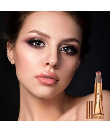 Beauty Wand Contouring Wand for Cheeks Bronzer Stick Stick with Sponge Tip Natural Matte Finish Multipurpose Waterproof Lightweight Face Makeup 3# - Buy Online on GoSupps.com