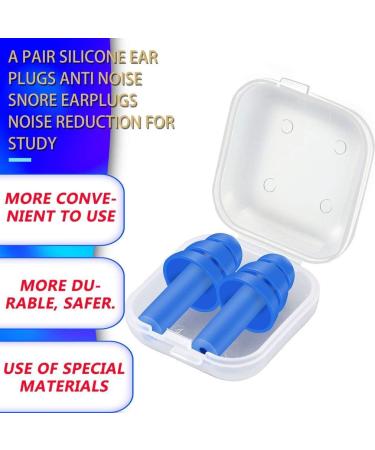 XDSDGY 1 Pair Silicone Sleep Ear Plugs Noise Cancelling Sound Blocking Eer Plugs Reusable Noise Reduction For Musicians Concerts Silicone For Sleeping Noise Reduction Accessory - Buy Online on GoSupps.com