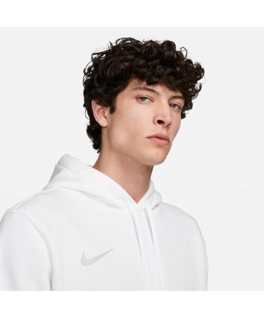 Nike Men's M NK FLC Park20 Po Hoodie Sweatshirt - White/Wolf Grey - International Shipping Available - Buy Online on GoSupps.com